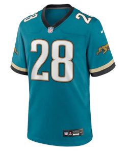 Alternative view of Fred Taylor Jacksonville Jaguars Nike Prowler Throwback Retired Player Game Jersey - Teal