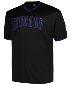 Alternative view of Chicago Cubs Profile Big & Tall Pop Fashion Jersey - Black