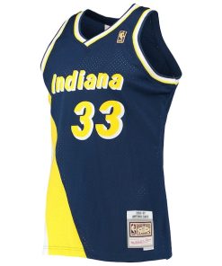 Alternative view of Antonio Davis Indiana Pacers 1996/97 Hardwood Classics Swingman Jersey - Navy