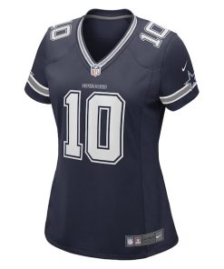Alternative view of Cooper Rush Dallas Cowboys Nike Women's Game Player Jersey - Navy