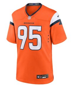 Alternative view of Sai'vion Jones Denver Broncos Nike Team Game Jersey -  Orange