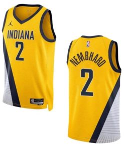 Andrew Nembhard Indiana Pacers Nike Unisex 2025 NBA Finals Swingman Jersey - Icon Edition - Navy