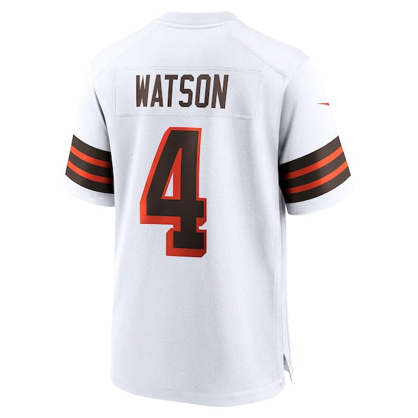 Deshaun Watson Cleveland Browns Nike Alternate Game Jersey - White/Brown - Image 4