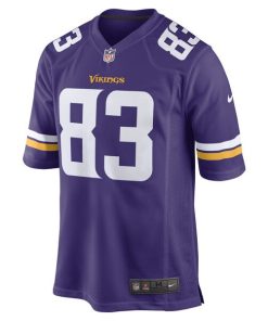 Alternative view of Jalen Nailor Minnesota Vikings Nike Game Player Jersey - Purple