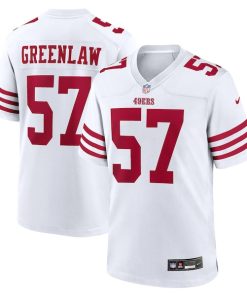 Dre Greenlaw San Francisco 49ers Nike Team Game Jersey -  White