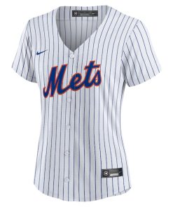 Alternative view of Francisco Alvarez New York Mets Nike Women's Home Replica Jersey - White