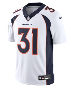 Alternative view of Justin Simmons Denver Broncos Nike  Vapor Untouchable Limited Jersey - White