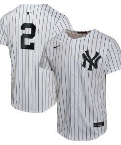 Derek Jeter New York Yankees Nike Youth Home Retired Game Player Jersey - White