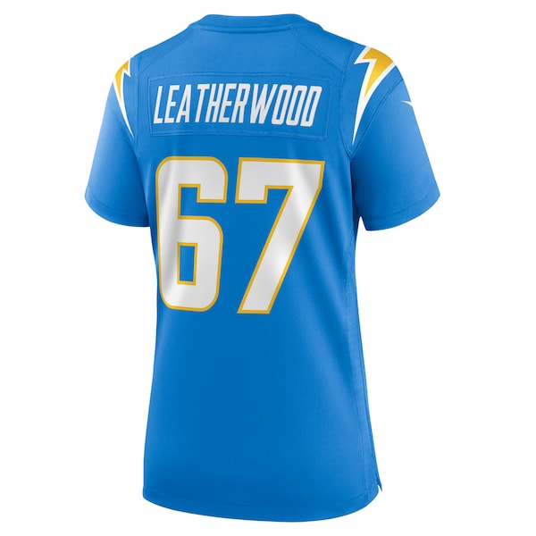 Alex Leatherwood Los Angeles Chargers Nike Women's Team Game Jersey - Powder Blue - Image 3