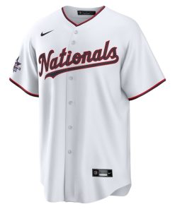 Alternative view of Washington Nationals Nike 2025 MLB All-Star Game Home Replica Jersey - White