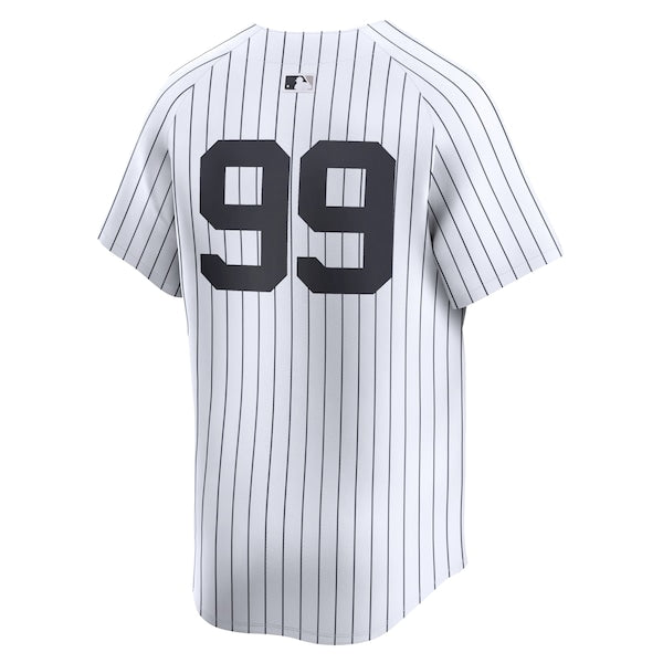 Aaron Judge New York Yankees Nike Home Limited Player Jersey - White/Gray - Image 4