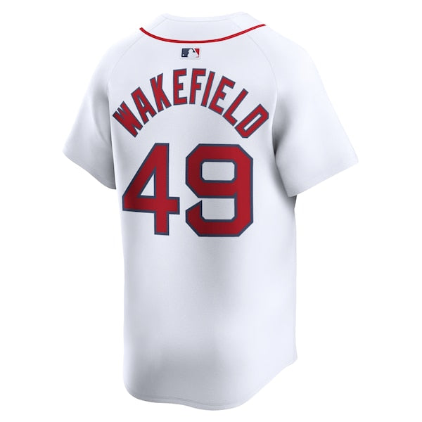 Tim Wakefield Boston Red Sox Nike Home Limited Player Jersey - White - Image 3