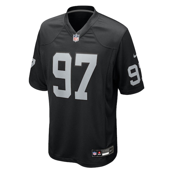 Tonka Hemingway Las Vegas Raiders Nike Team Game Jersey - Black - Image 2