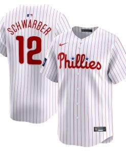 Kyle Schwarber Philadelphia Phillies Nike 2024 MLB World Tour London Series Home Limited Player Jersey - White
