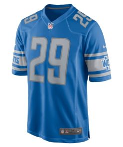 Alternative view of Darius Phillips Detroit Lions Nike  Game Jersey -  Blue