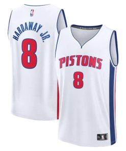 Tim Hardaway Jr. Detroit Pistons  Fast Break Replica Player Jersey - Association Edition - White