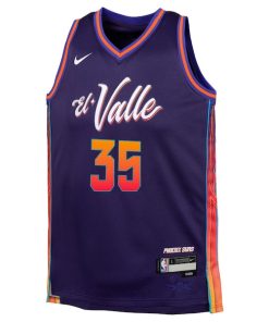 Alternative view of Kevin Durant Phoenix Suns Nike Youth  Swingman Replica Jersey - City Edition - Purple