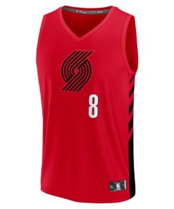 Alternative view of Deni Avdija Portland Trail Blazers  Fast Break Player Jersey - Statement Edition - Red