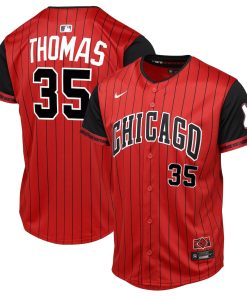Frank Thomas Chicago White Sox Youth 2025 City Connect Limited Player Jersey - Red/Black