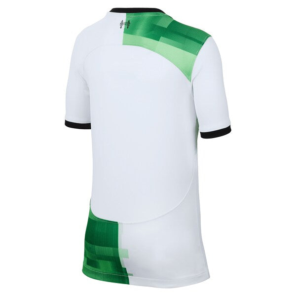 Liverpool Nike Youth 2023/24 Away Replica Jersey - White - Image 3