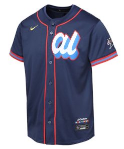 Alternative view of American League Nike Youth 2025 All-Star Edition Limited Jersey - Navy