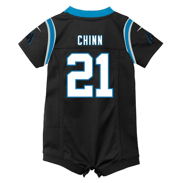Jeremy Chinn Carolina Panthers Nike Newborn Romper Game Jersey - Black - Image 3