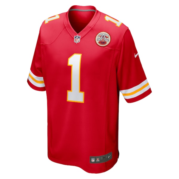 Xavier Worthy Kansas City Chiefs Nike 2024 NFL Draft First Round Pick Player Game Jersey - Red - Image 3