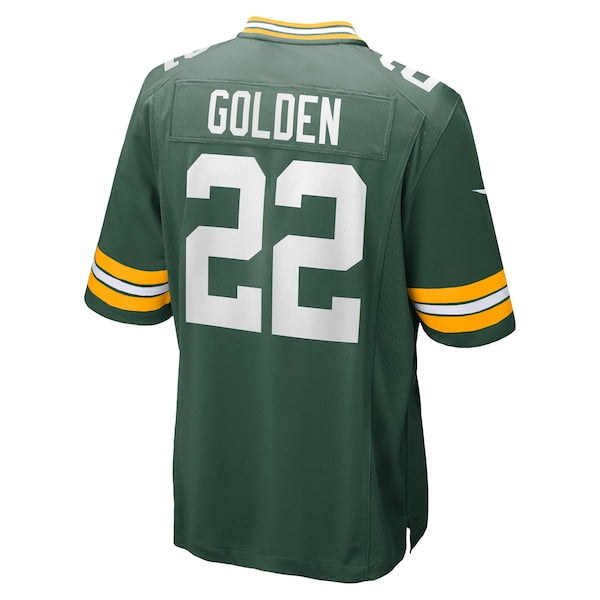 Matthew Golden Green Bay Packers Nike 2025 NFL Draft First Round Pick Game Jersey - Green - Image 3