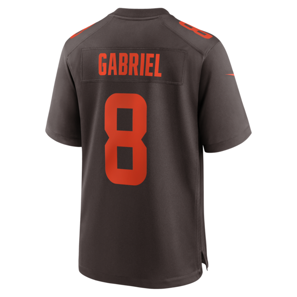 Dillon Gabriel Cleveland Browns Nike Alpha Dawg Game Jersey - Brown - Image 3