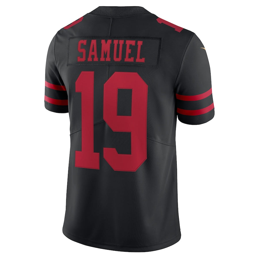 Men's San Francisco 49ers Deebo Samuel Nike Vapor Limited Jersey - Black - Image 3