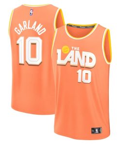 Darius Garland Cleveland Cavaliers  2025/26 City Edition Fast Break Jersey - Orange