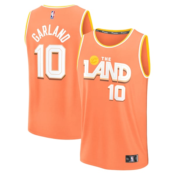 Darius Garland Cleveland Cavaliers 2025/26 City Edition Fast Break Jersey - Orange