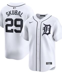 Tarik Skubal Detroit Tigers Nike Home Limited Player Jersey - White