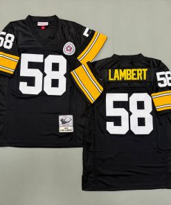 Jack LambertPittsburgh Steelers Authentic Throwback Retired Player Jersey