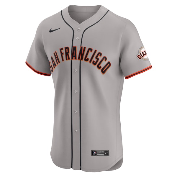 San Francisco Giants Nike Road 2024 Jackie Robinson Day Elite Jersey - Gray - Image 2