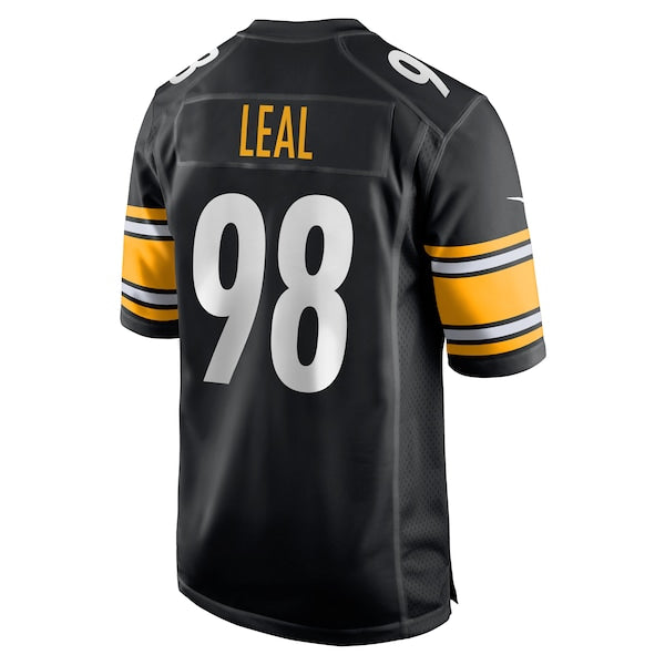 DeMarvin Leal Pittsburgh Steelers Nike Game Player Jersey - Black - Image 4