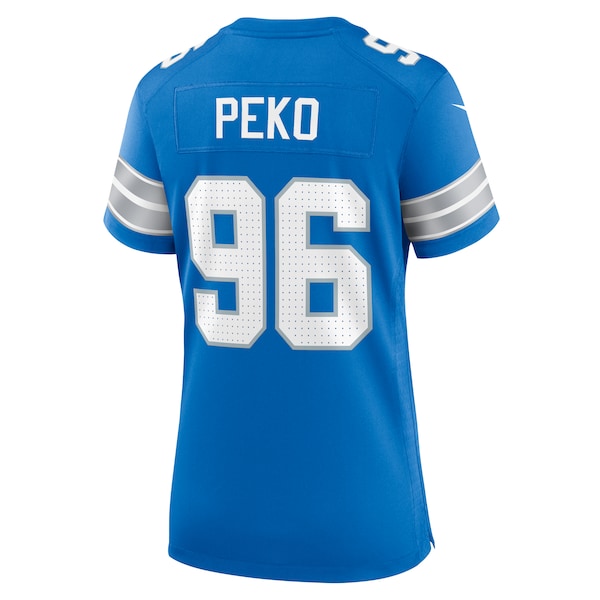 Kyle Peko Detroit Lions Nike Women's Game Jersey - Blue - Image 3