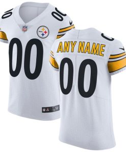 Pittsburgh Steelers Nike Vapor Untouchable Custom Elite Jersey - White