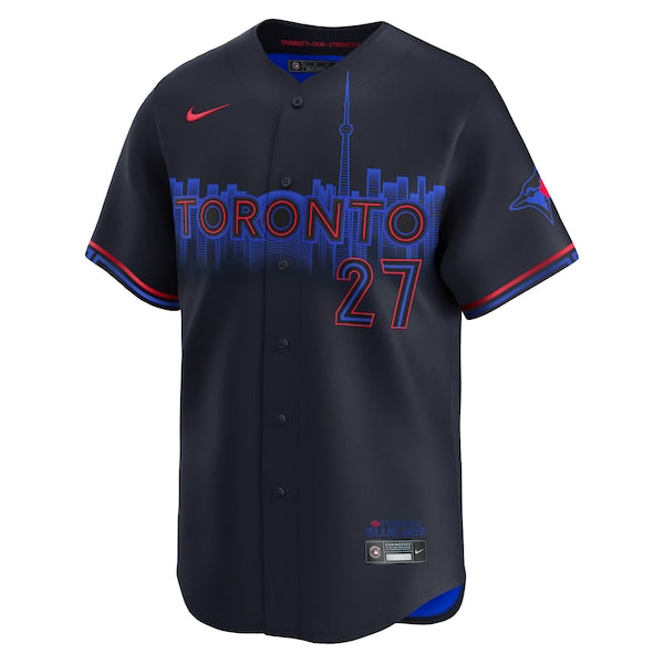 Vladimir Guerrero Jr. Toronto Blue Jays Nike 2024 City Connect Limited Player Jersey - Black - Image 2