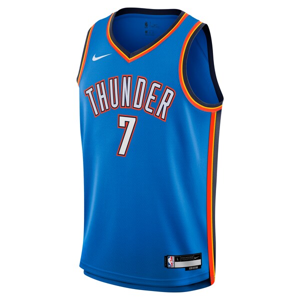 Chet Holmgren Oklahoma City Thunder Nike Swingman Jersey - Icon Edition - Blue - Image 2