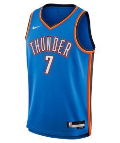 Alternative view of Chet Holmgren Oklahoma City Thunder Nike Youth Swingman Jersey - Icon Edition - Blue