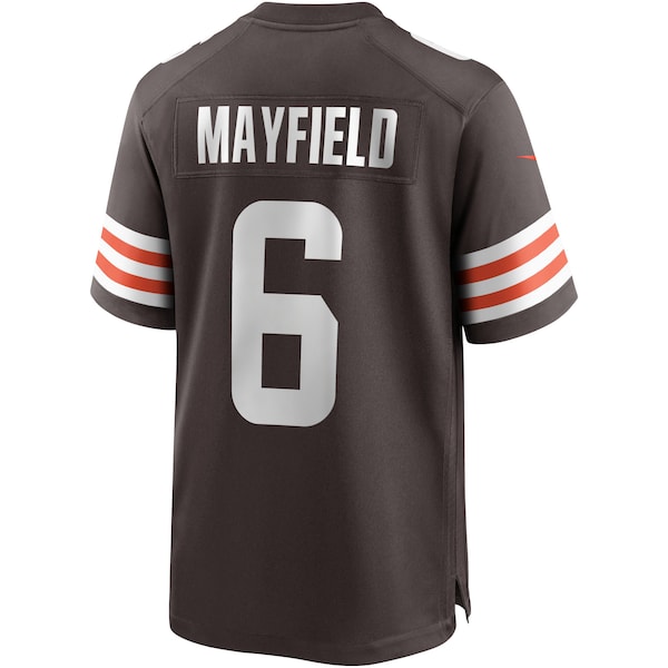 Baker Mayfield Cleveland Browns Nike Game Player Jersey - Brown/White - Image 4