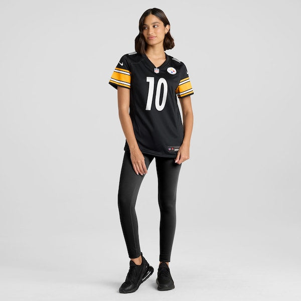 Roman Wilson Pittsburgh Steelers Nike Women's Game Jersey - Black - Image 4