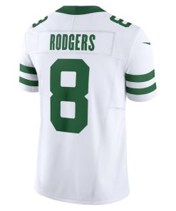 Alternative view of Aaron Rodgers New York Jets Nike Vapor F.U.S.E. Limited Jersey - White