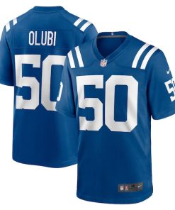 Segun Olubi Indianapolis Colts Nike Game Player Jersey - Royal