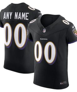 Baltimore Ravens Nike  Vapor F.U.S.E. Elite Custom Jersey - Black