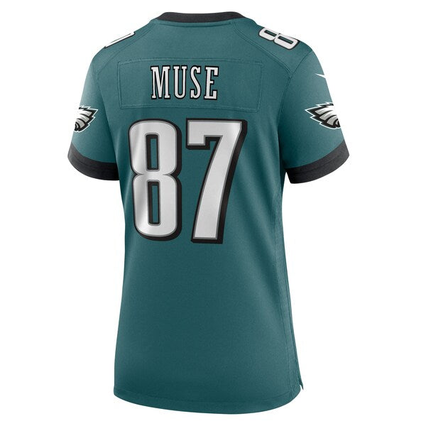 Nick Muse Philadelphia Eagles Nike Women's Team Game Jersey - Midnight Green - Image 4