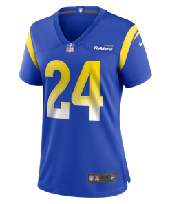 Alternative view of Royce Freeman Los Angeles Rams Nike Women's  Game Jersey - Royal
