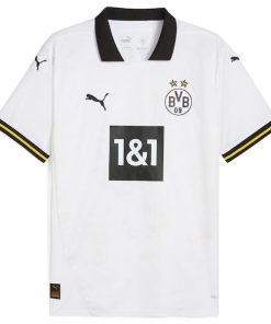 Alternative view of Borussia Dortmund Puma 2024/25 Third Replica Jersey - White