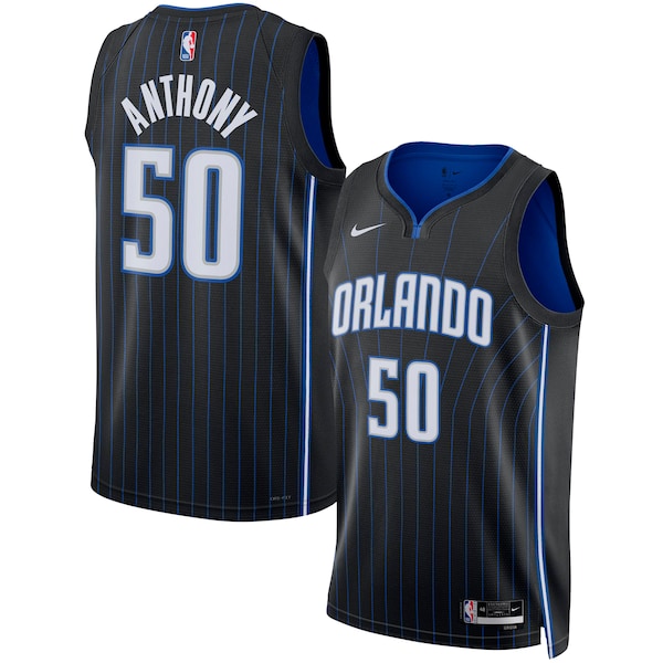 Cole Anthony Orlando Magic Nike Unisex Swingman Jersey - Icon Edition - Black/White - Image 2
